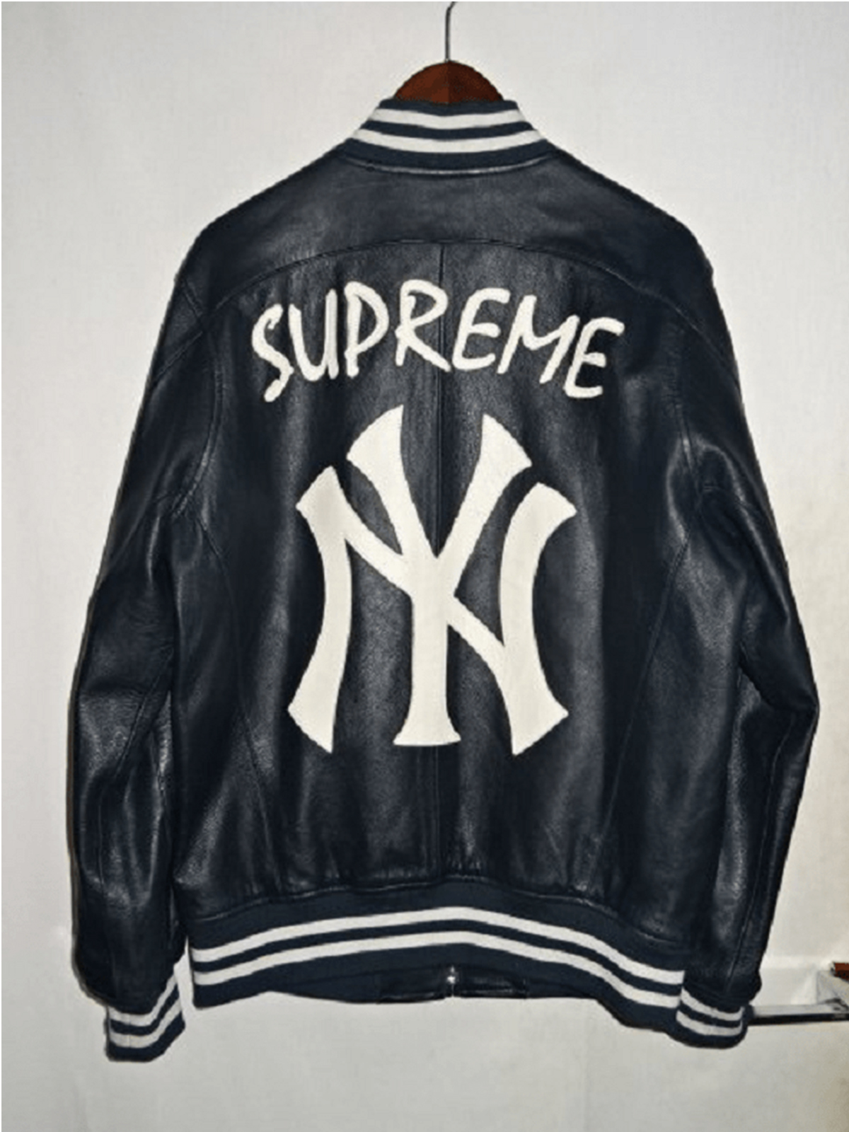 NY Yankees Supreme Leather Jacket