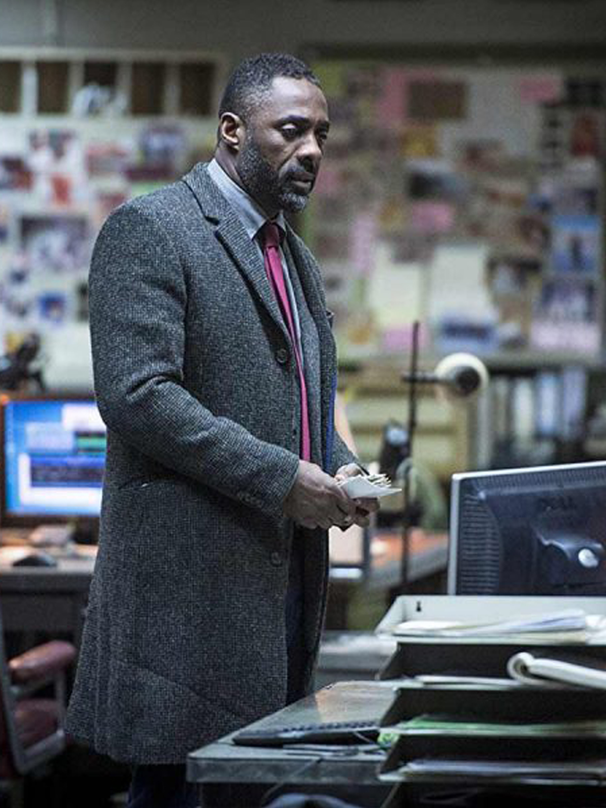 Idris Elba Luther TV Series Coat