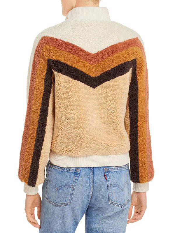 Gina-Dabrowski-B-Positive-Annaleigh-Ashford-Fur-Brown-Striped-Jacket