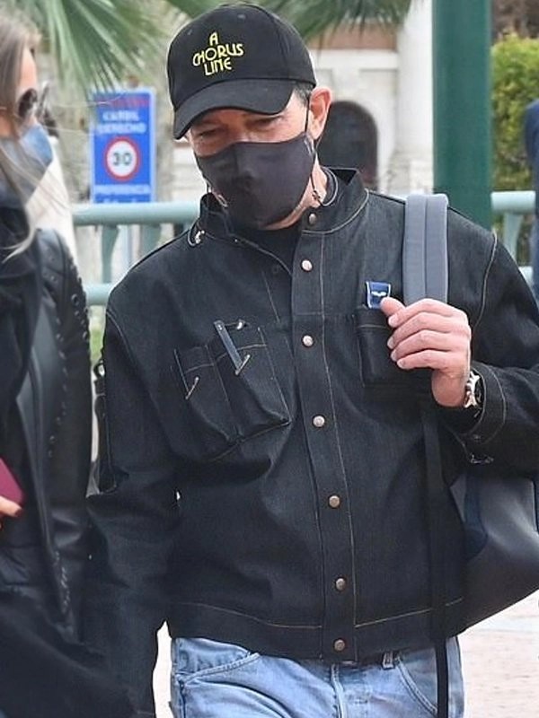 Antonio-Banderas-Casual-Black-Jacket