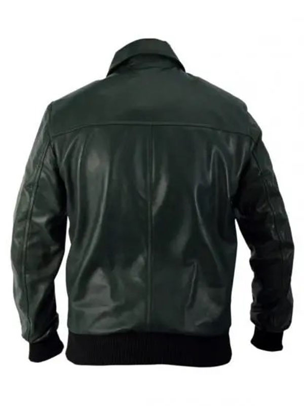 Arrow-Oliver-Queen-Black-Bomber-Jacket