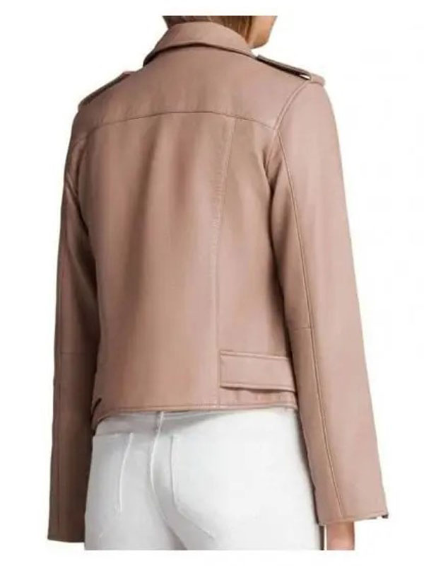 Arrow-Season-6-Willa-Holland-Pink-Leather-Biker-Jacket