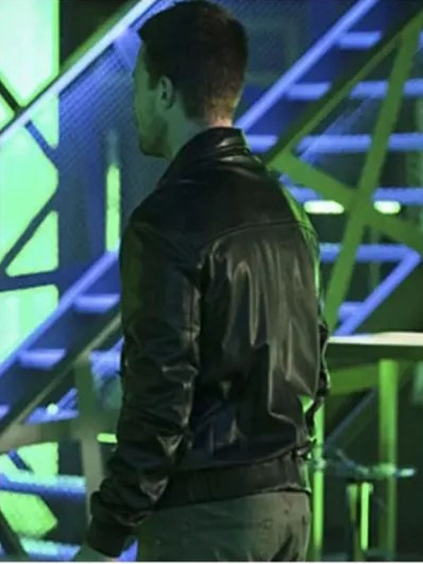 Arrow-Oliver-Queen-Black-Bomber-Jacket