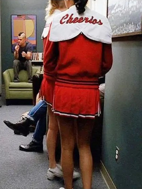 Cheerleading-Glee-Cheerios- Red&WhiteJacket
