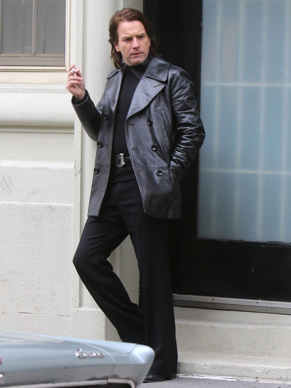 Ewan-McGregor-Halston-Mid-length-Black-Double-Breatsed-Leather-Coat
