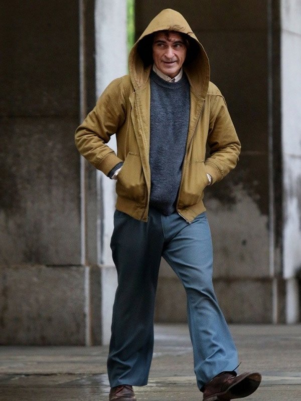 Joker-Joaquin-Phoenix-Beige-Cotton-Hoodie