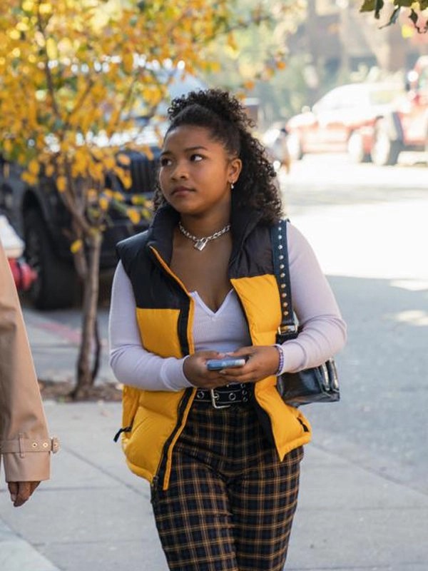 The-Equalizer-Delilah-Yellow-Black-Puffer-Vest