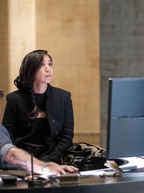 Tv-Series-The-Equalizer-Liza-Lapira-Black-Coat