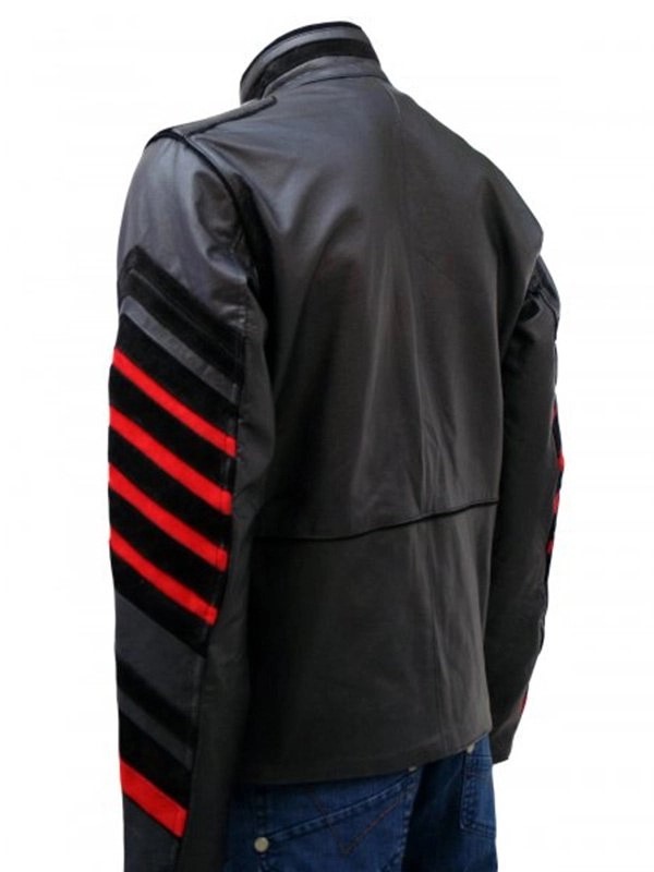 Buy Now Black Leather Military Jacket
