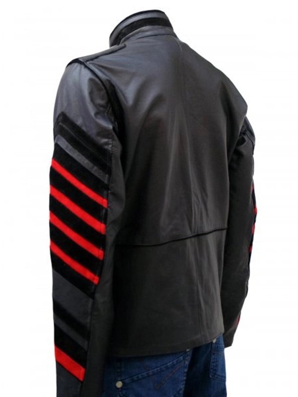 Mens-Fashion-Black-Military-Style-Leather-Jacket
