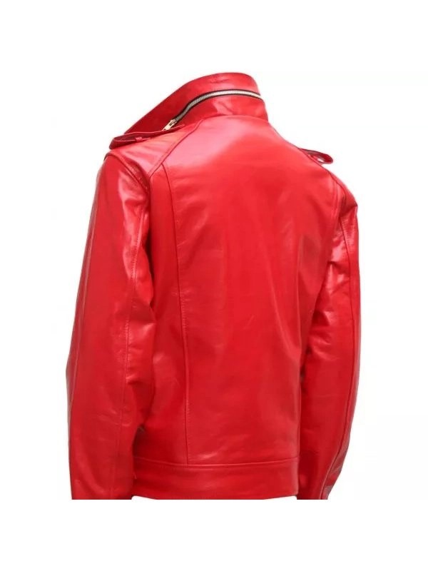 Mens-Stylish-Red-Flapped-Pocket-Leather-Jacket
