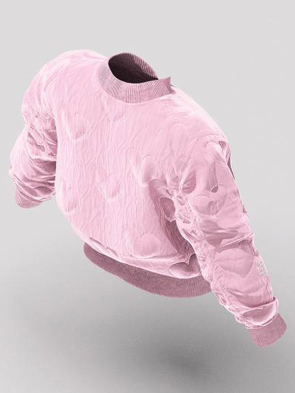 Music-Video-Laugh-Now-Cry-Later-Drake-Pink-Varsity-Bomber-Jacket