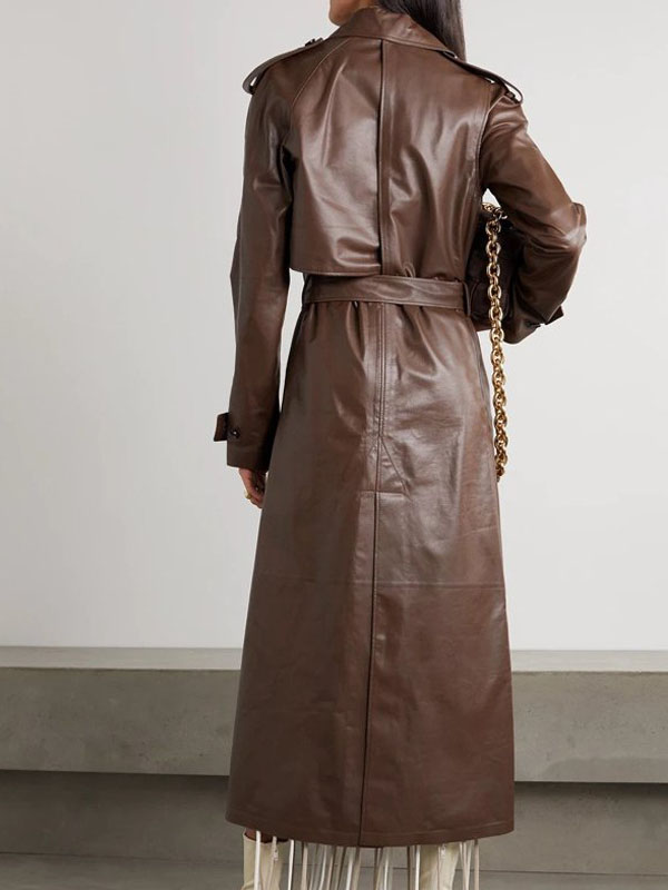 Porter Gillian Anderson Leather Coat