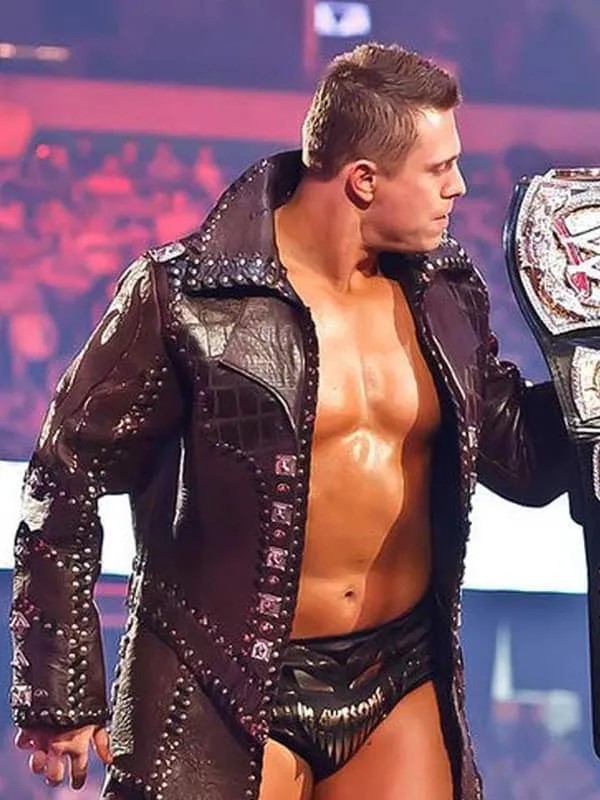 The-Miz-WWE-Studded-Leather-Coat