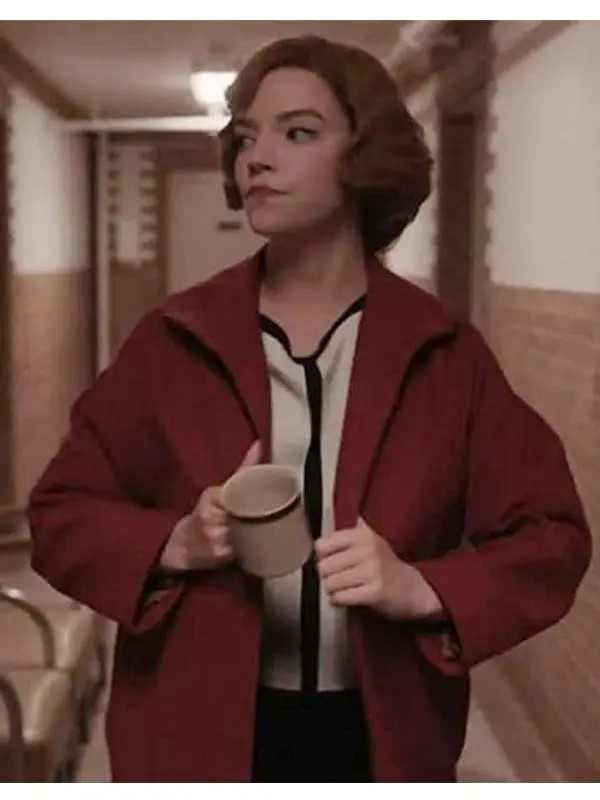 The-Queens-Gambit-Anya-Taylor-Joy-Red-Wool-Coat