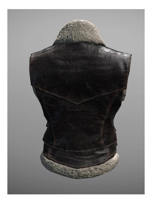 Video-Game-PUBG-Brown-Shearling-Vest