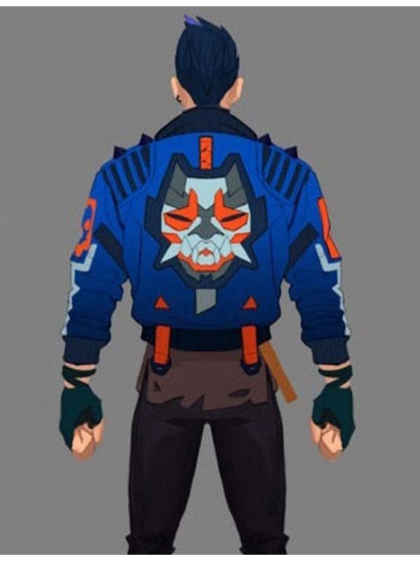 Valorant-Yoru-Blue-Leather-Jacket