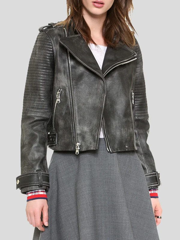 Womens-Quilted-Black-Leather-Biker-Jacket