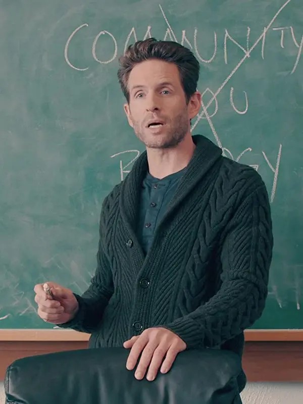 A.P.-Bio-S03-Glenn-Howerton-Black-Woolen-Sweater