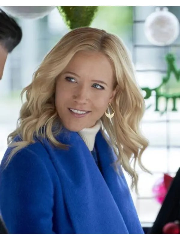 Jessy-Schram-A-Nashville-Christmas-Carol-Blue-Wool-Coat