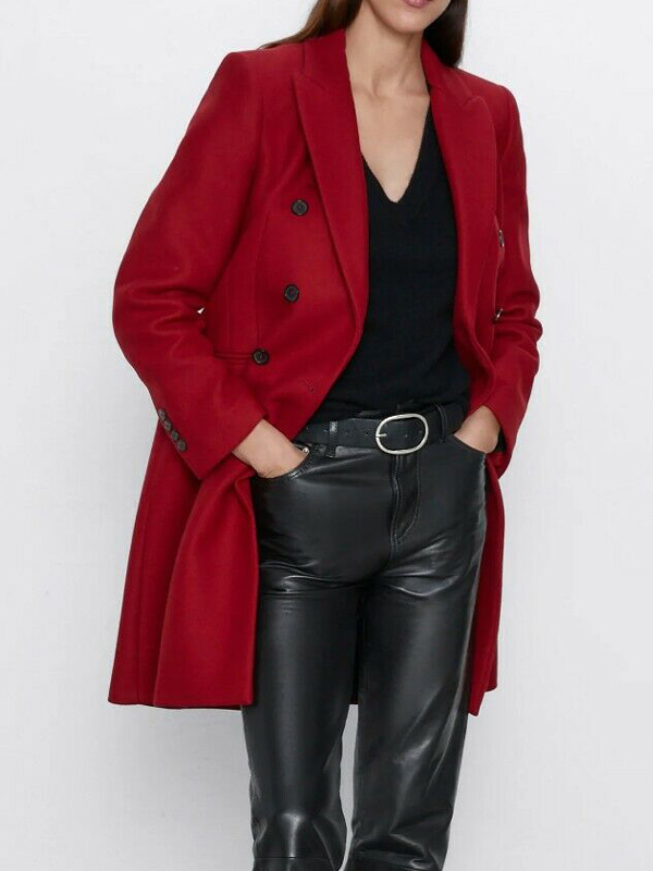Lizzie-Saltzman-Legacies-Jenny-Boyd-Red-Long-Wool-Coat
