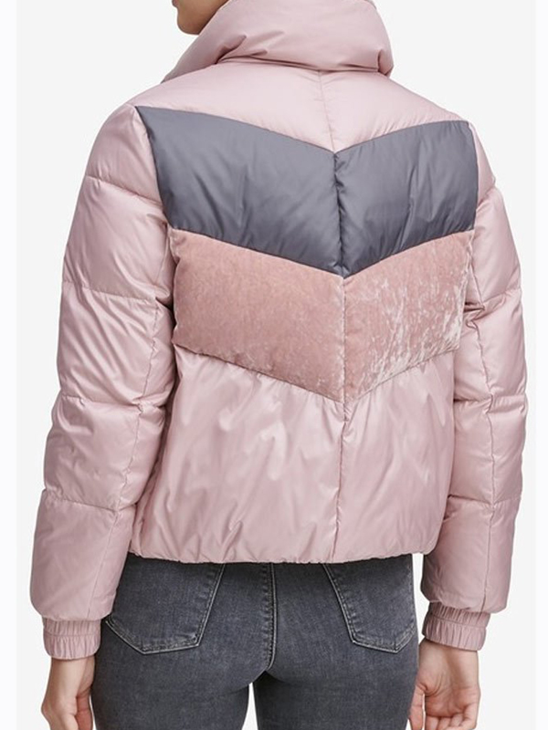 Odeya-Rush-Let-it-Snow-Addie-Pink-Puffer-Jacket