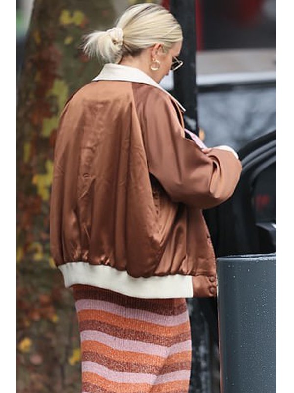 Heart-Radio-Ashley-Roberts-Brown-Jacket