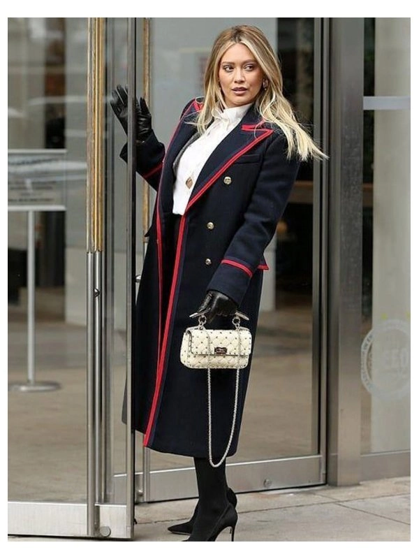 Tv-Series-Younger-S07-Kelsey-Peters-Black-Long-Wool-Coat