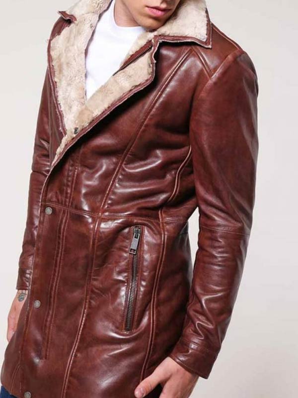 Mens-Mid-Length-Shearling-Leather-Coat