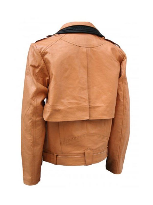 Mens-Tan-Black-Draped-Motorcycle-Leather-Jacket