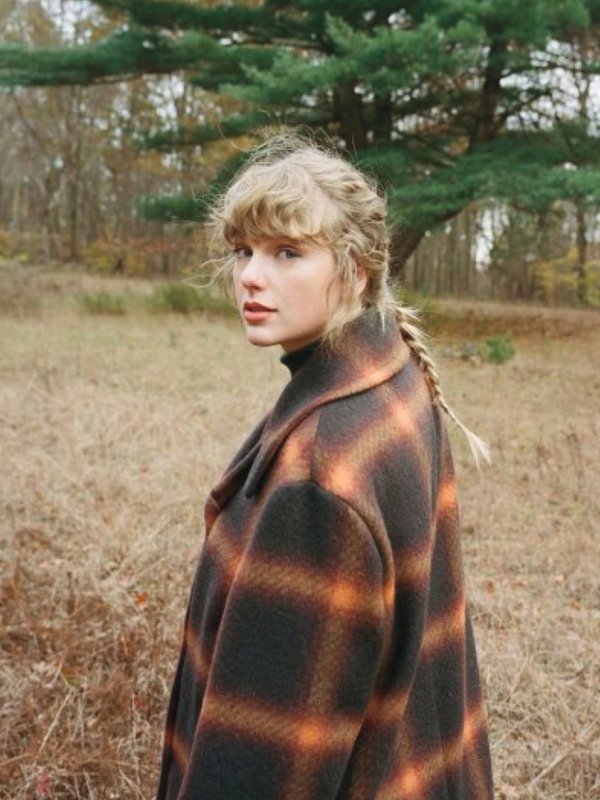 Music-Album-Evenmore-Taylor-Swift-Plaid-Trench-Coat