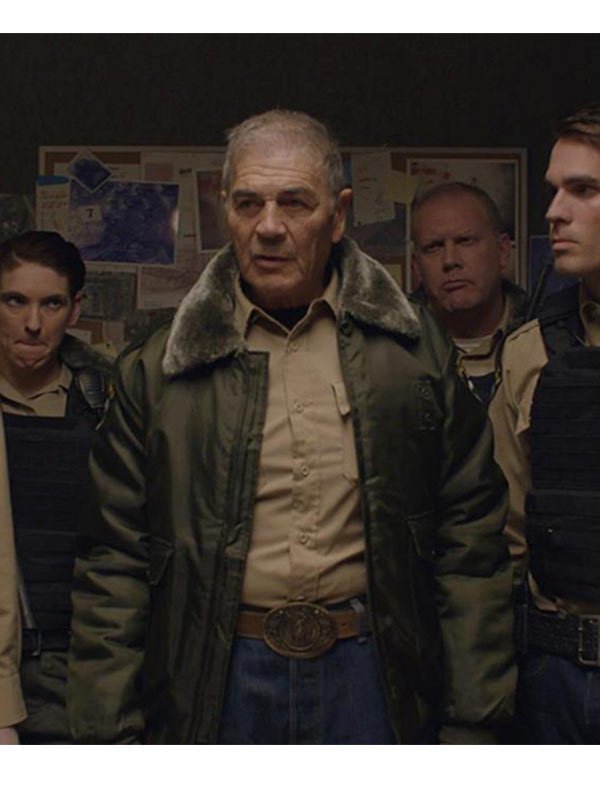 The-Wolf-of-Snow-Hollow-Shearling-Green-Jacket