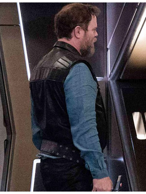 Tv-Series-Star-Trek-Discovery-Rainn-Wilson-Leather-Black-Vest