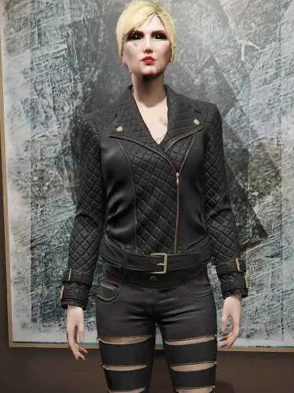Video-Game-GTA-6-Female-Protagonist-Quilted-Black-Leather-Jacket