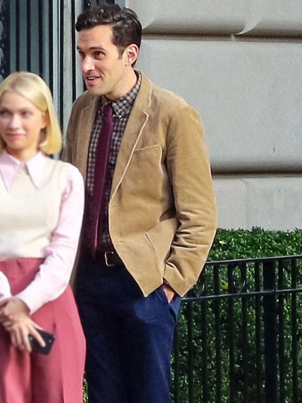 Tv-Series-Gossip-Girl-Adam-Chanler-Berat-Brown-Corduroy-Blazer