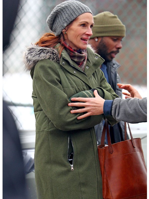 Ben-Is-Back-Holly-Burns-Militry-Green-Coat