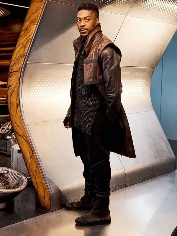 Cleveland-Booker-Star-Trek-Discovery-S03-Leather-Coat