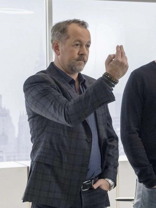Billions-David-Costabile-Plaid-Blazer