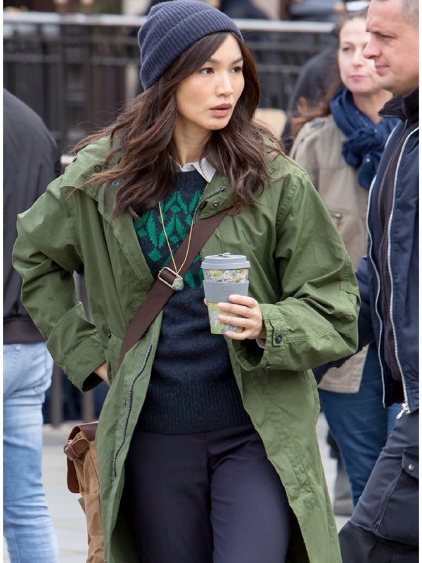 Gemma-Chan-The-Eternals-Sersi-Green-Cottan-Coat