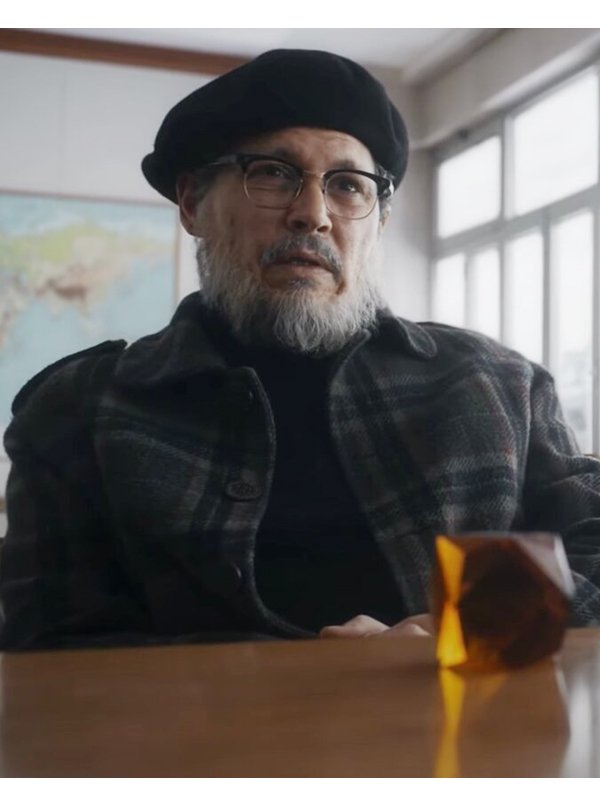 W.-Eugene-Smith-Minamata-Johnny-Depp-Wool-Plaid-Coat