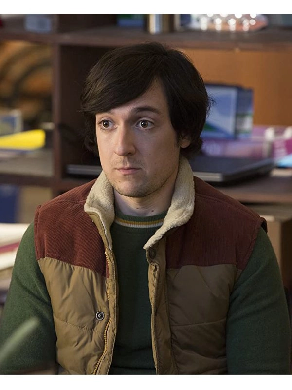 Josh-Brener-Silicon-Valley-Nelson-Bighetti-Brown-Vest