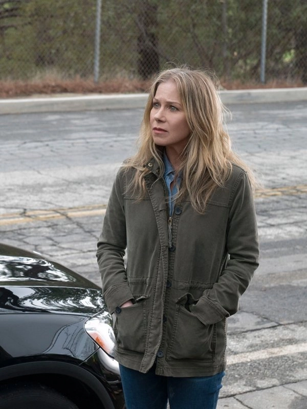 Judy-Hale-Dead-to-Me-Grey-Jacket