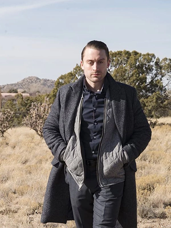 Kieran-Culkin-Succession-Roman-Roy-Grey-Wool-Coat