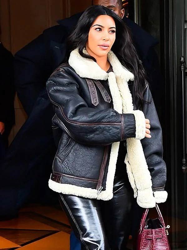 Kim-Kardashian-Shearling-Jacket