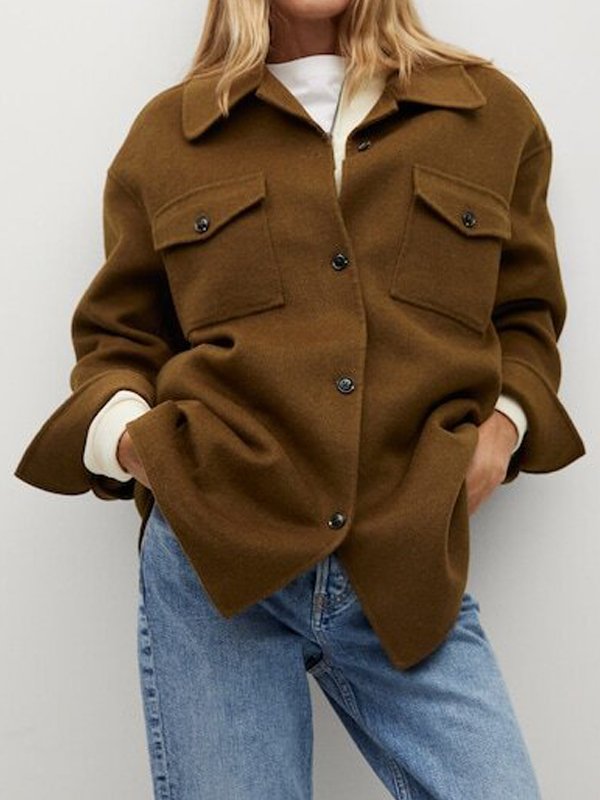 West-Hollywood-Lily-Collins-Brown-Jacket