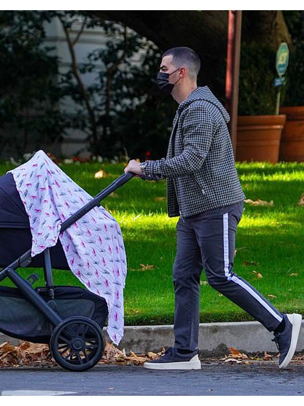 Los-Angeles-Joe-Jonas-Blue-Checked-Hoodie Los-Angeles-Joe-Jonas-Blue-Checked-Hoodie