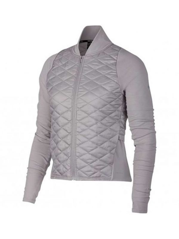 Melinda-Monroe-Virgin-River-Season-02-Grey-Quilted-Jacket