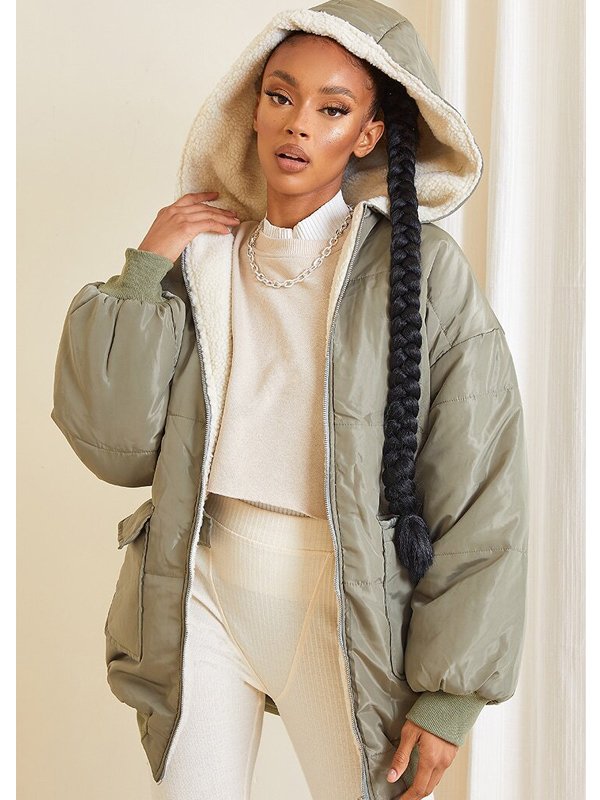 Molly-Mae-Green-Hooded-Bomber-Jacket