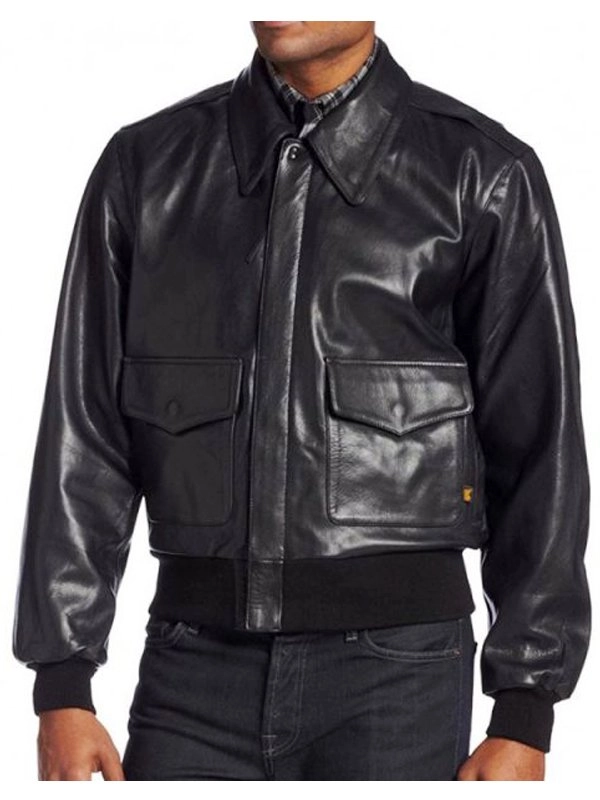 Sam-Sylvia-Tv-Series-Glow-Marc-Maron-Black-Leather-Bomber-Jacket Sam-Sylvia-Tv-Series-Glow-Marc-Maron-Black-Leather-Bomber-Jacket