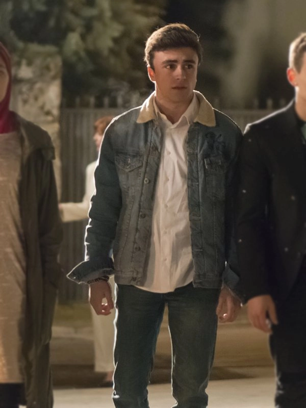 Samuel-Garcia-Elite-S03-Itzan-Escamilla-Blue-Denim-Jacket-With-Fur-Collar